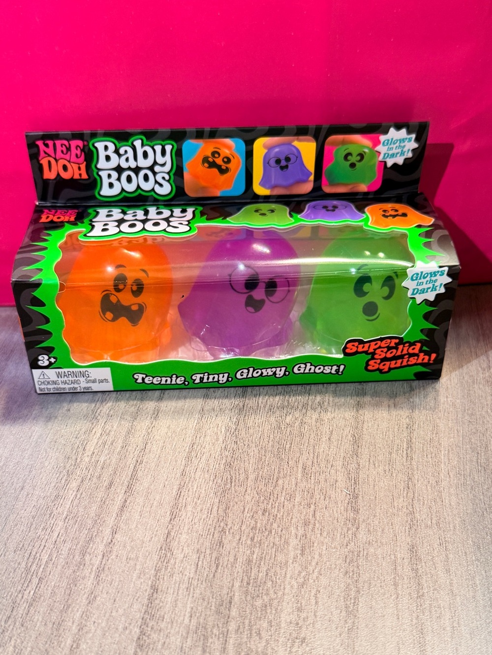 Authentic NeeDoh Baby Boos-3Pack